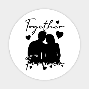 Couple Silhouette Magnet